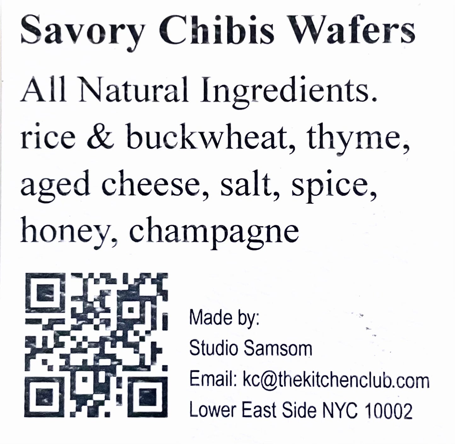 Savory Crispy Wafers